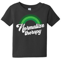 Rainbow Mental Health Normalize Therapy Cool Baby Tee | Artistshot