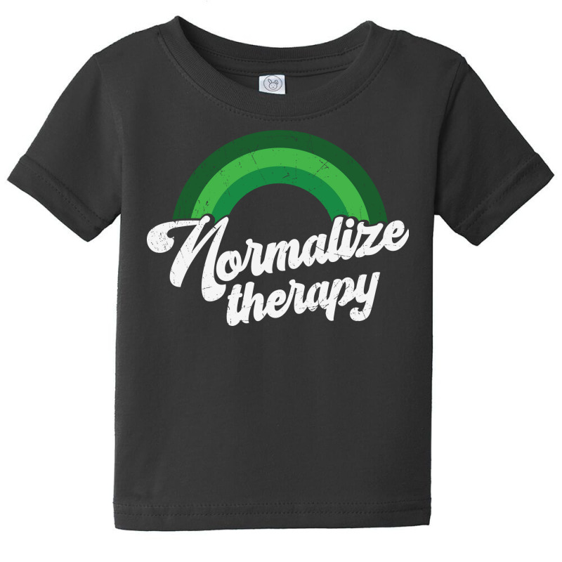 Rainbow Mental Health Normalize Therapy Cool Baby Tee by nhubinhtnut | Artistshot