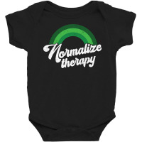 Rainbow Mental Health Normalize Therapy Cool Baby Bodysuit | Artistshot