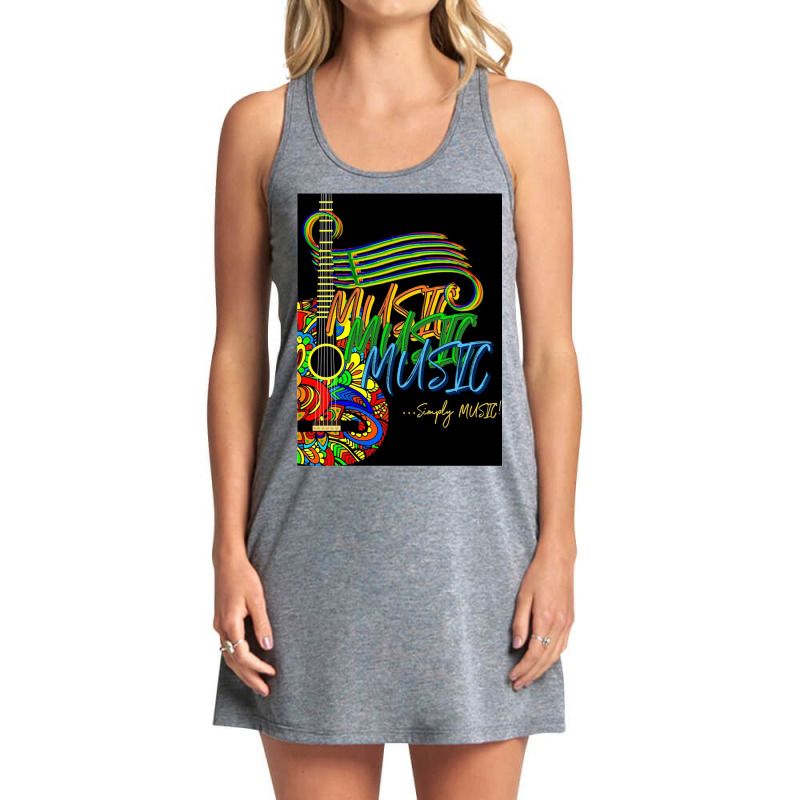 Simply Music Tank Dress by ritaross | Artistshot