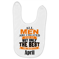 All Men Are Created (april) Baby Bibs | Artistshot