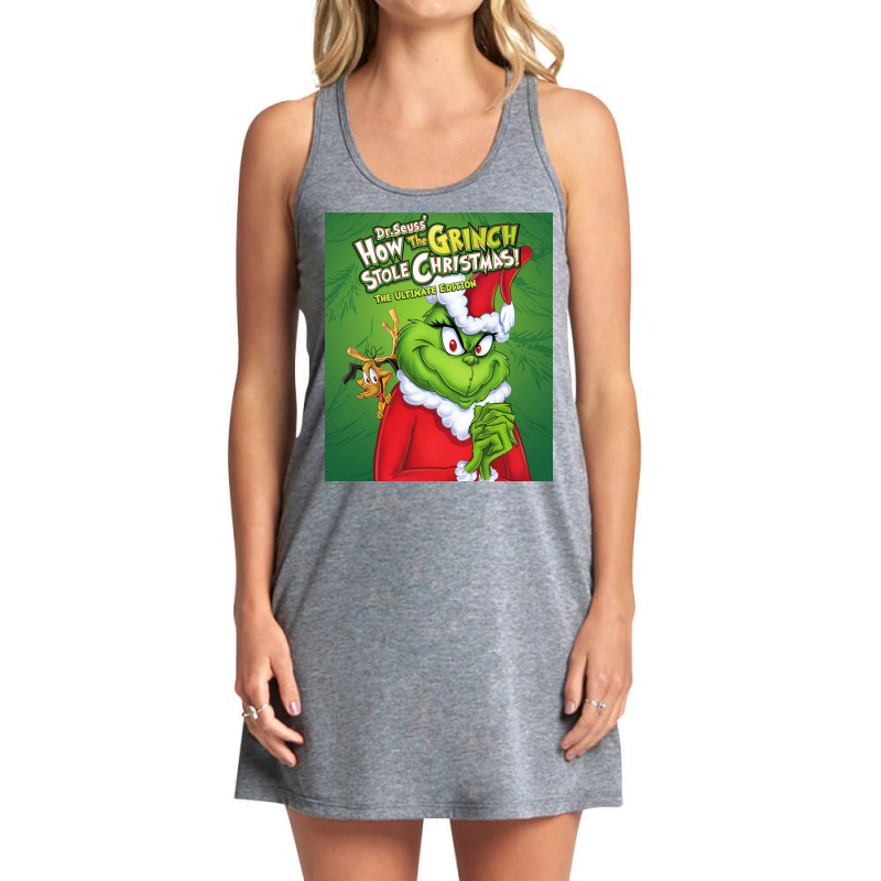 Dr Seuss How The Grinch Stole Christmas The Ultima Tank Dress by IsraelBoyce | Artistshot