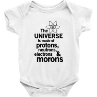 The Universe Is Made Of Meme Baby Bodysuit | Artistshot