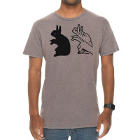 Rabbit Hand Shadow 2 Vintage T-shirt | Artistshot