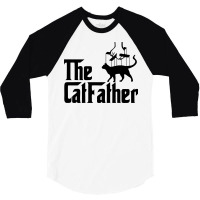 The Catfather 3/4 Sleeve Shirt | Artistshot