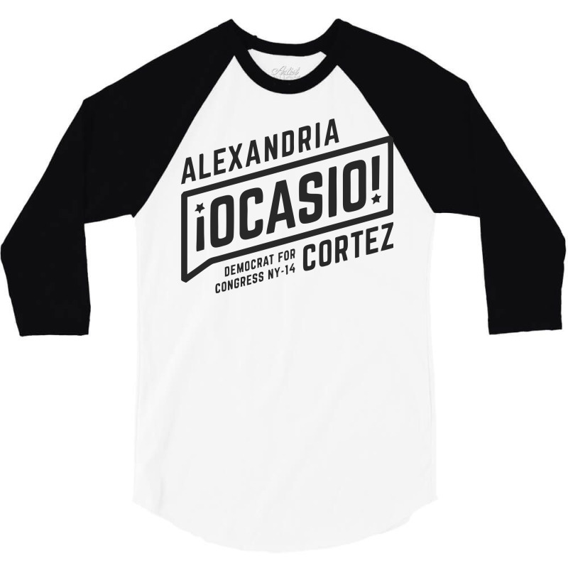 Alexandria Ocasio Cortez 3/4 Sleeve Shirt | Artistshot