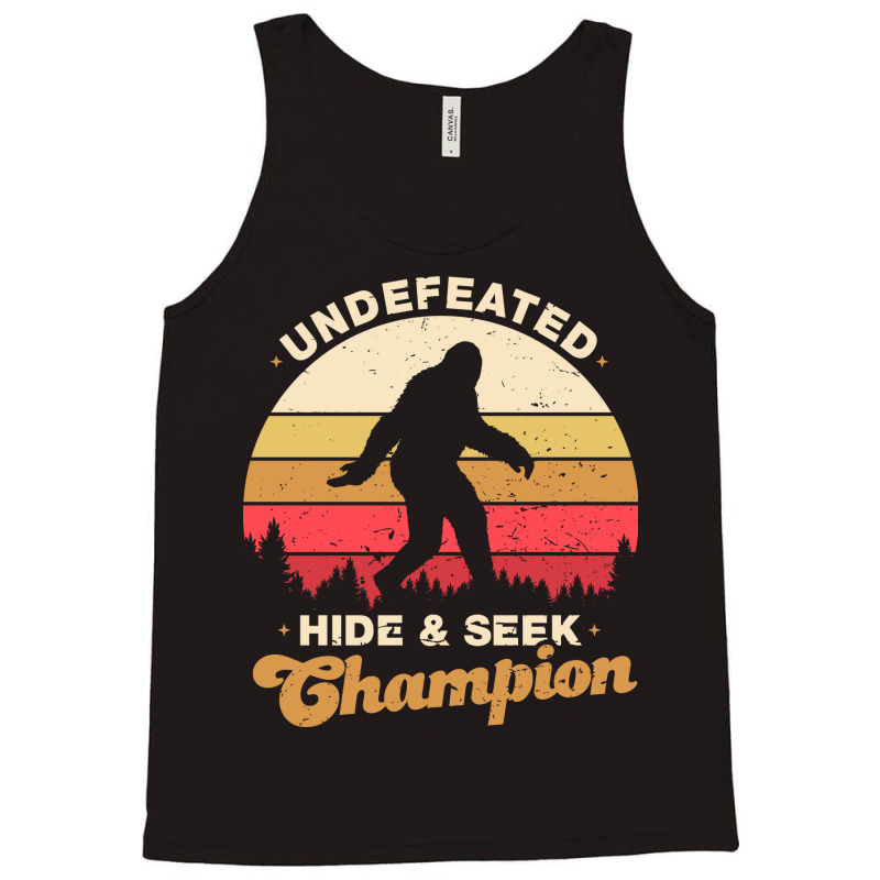 Hide And Seek Champion Undefeated Tank Top | Artistshot