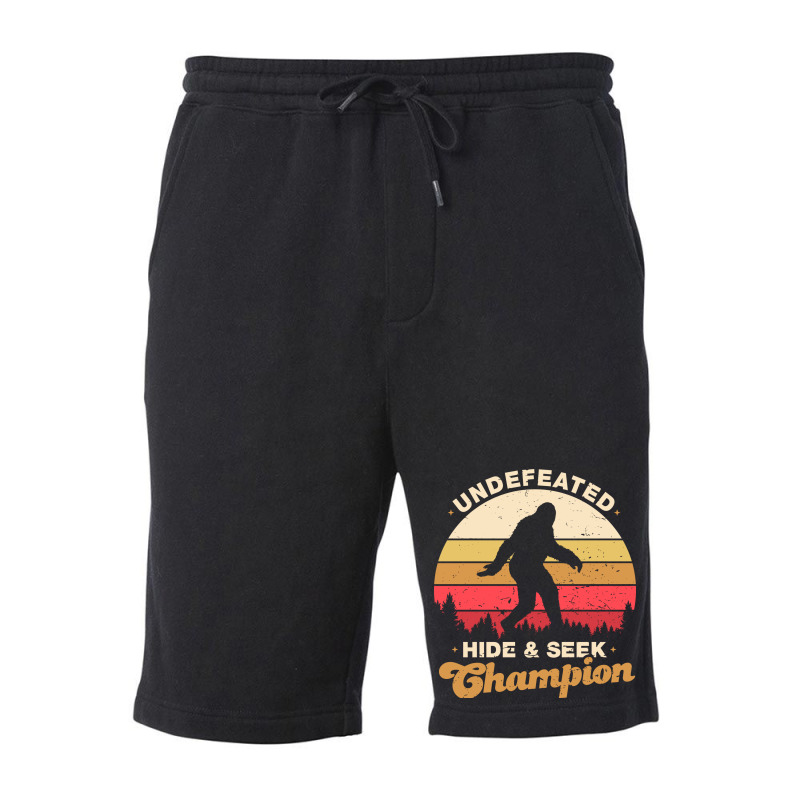 Hide And Seek Champion Undefeated Fleece Short | Artistshot