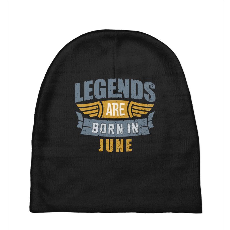 Legend Born June Baby Beanies by durmisie | Artistshot