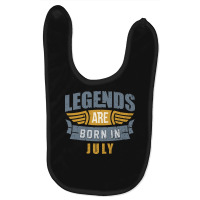 Legend Born July Baby Bibs | Artistshot