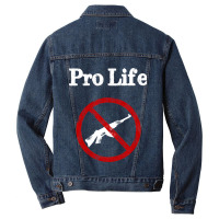 Gun Control Pro Life Gun Reform Men Denim Jacket | Artistshot