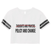 Thoughts And Prayers  (5) Scorecard Crop Tee | Artistshot