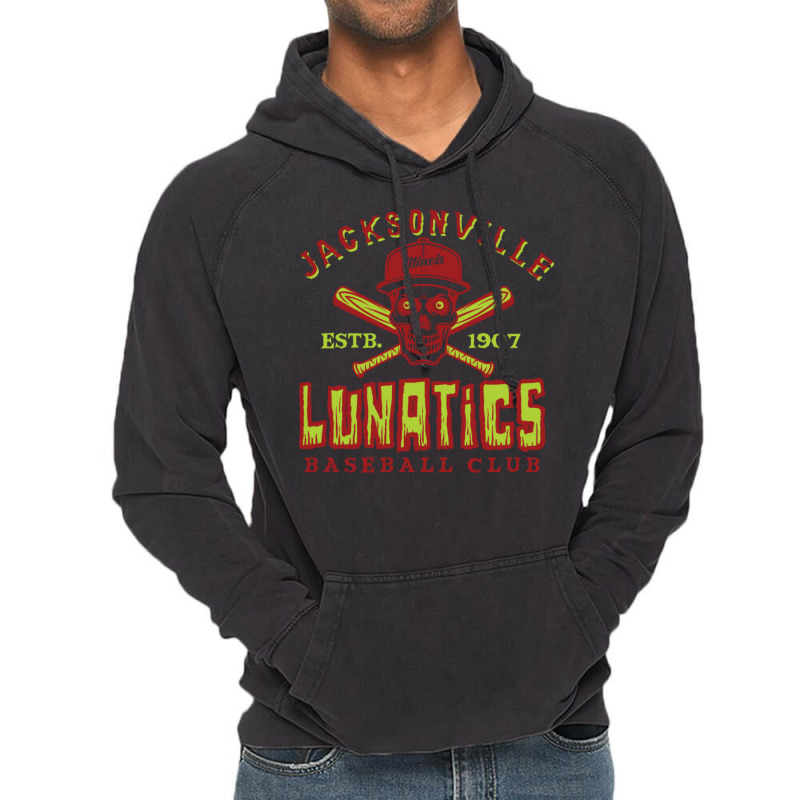 Jacksonville Lunatics Vintage Hoodie by ancapdowask | Artistshot