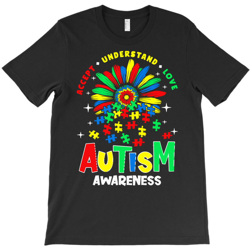 Autism Awareness T  Shirtautism Awareness Flower Gift T  Shirt T-Shirt by abigayle98988 | Artistshot