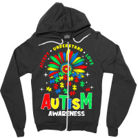 Autism Awareness T  Shirtautism Awareness Flower Gift T  Shirt Zipper Hoodie | Artistshot