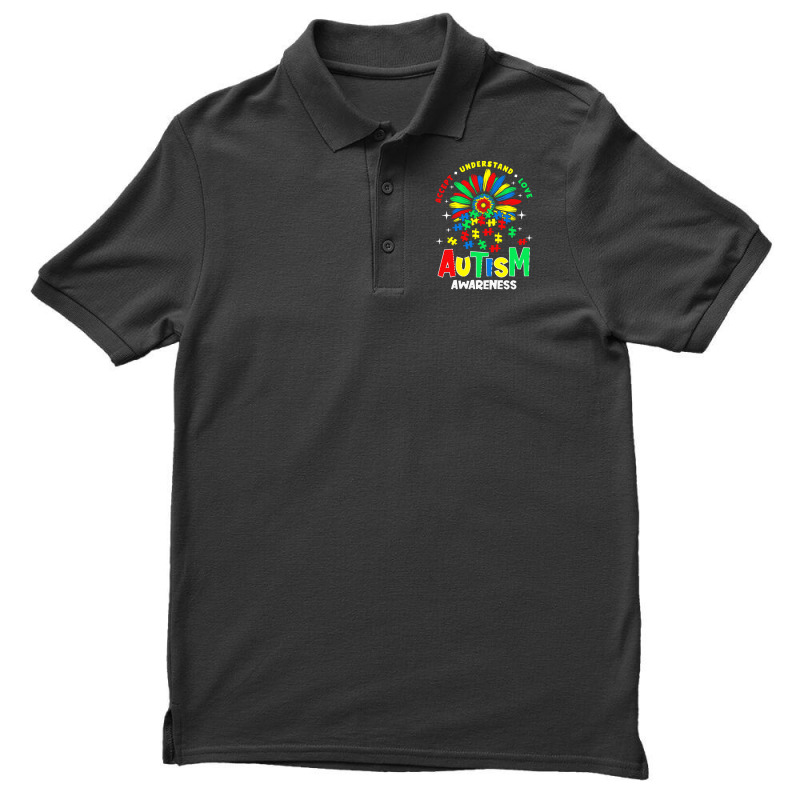 Autism Awareness T  Shirtautism Awareness Flower Gift T  Shirt Men's Polo Shirt by abigayle98988 | Artistshot