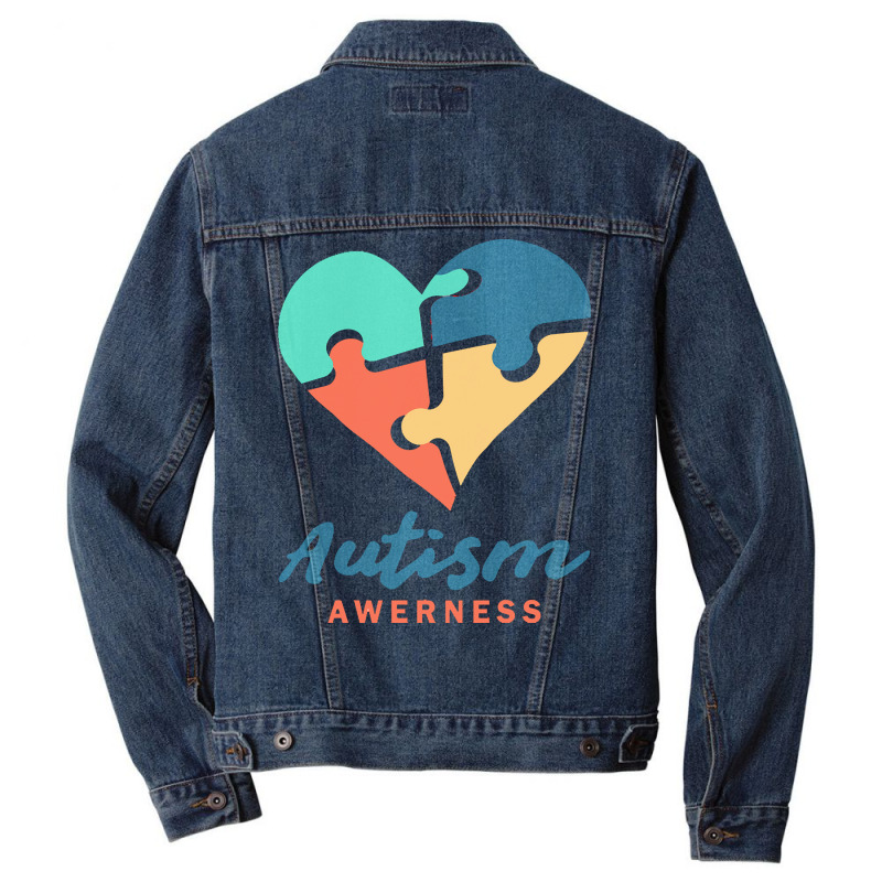 Autism Awareness T  Shirtautism Awareness T  Shirt Men Denim Jacket by abigayle98988 | Artistshot