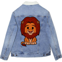 Mature Simba Unisex Sherpa-lined Denim Jacket | Artistshot