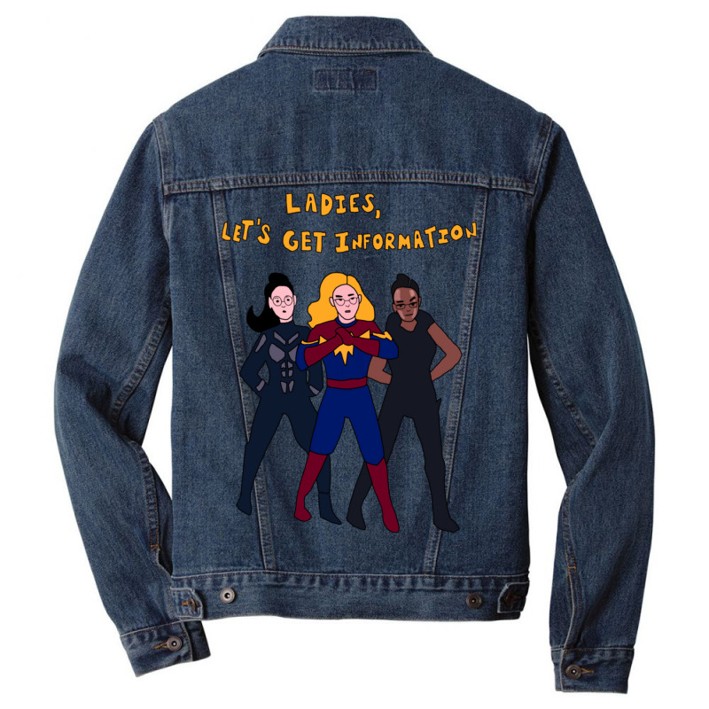 Exact Kamala’s  Let’s Get Information Men Denim Jacket | Artistshot