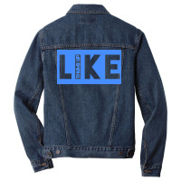 Like Thumb Up Men Denim Jacket | Artistshot