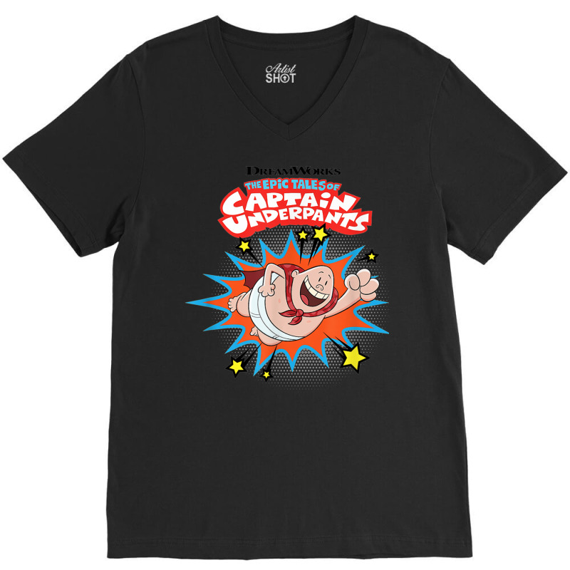 Captain Underpants The First Epic Movie The Epic T V-neck Tee | Artistshot