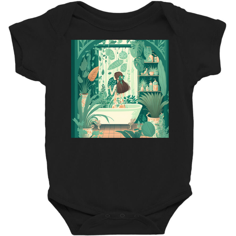 Beautiful Girl Dresses Tropical Short Baby Bodysuit | Artistshot