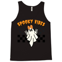 Ghost Spooky Vibes Halloween Tank Top | Artistshot