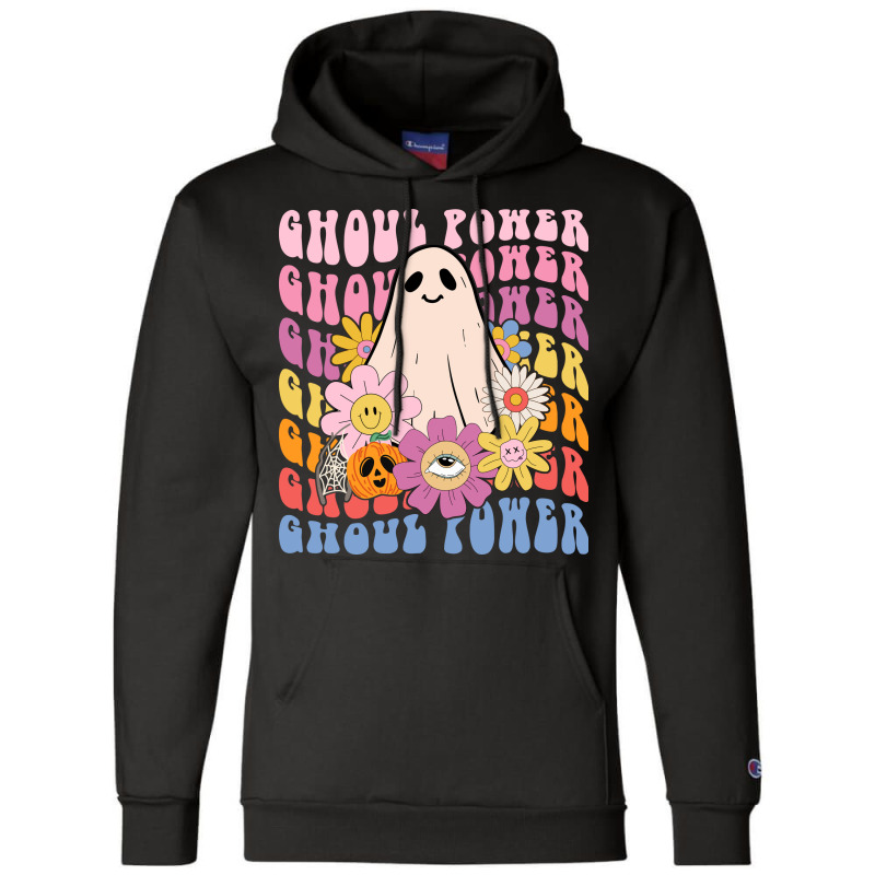 Ghoul Power Hippie Halloween Shirt Feminist Fall Champion Hoodie | Artistshot