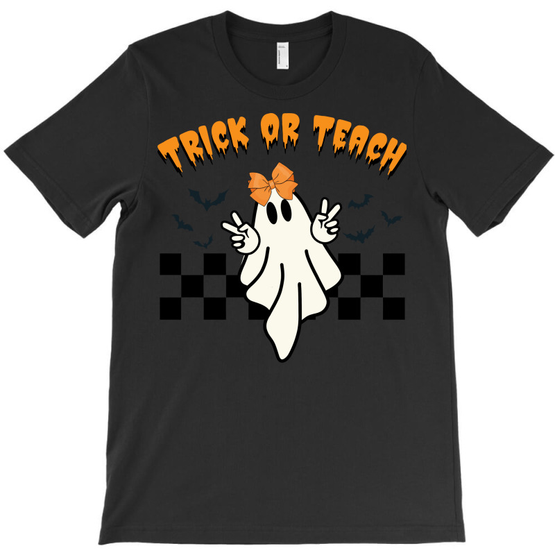 Ghost Trick Or Teach Halloween T-shirt | Artistshot