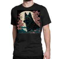 Ms. Fox Animals And Blossom Poster Classic T-shirt | Artistshot