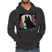 Ms. Fox Animals And Blossom Poster Vintage Hoodie | Artistshot