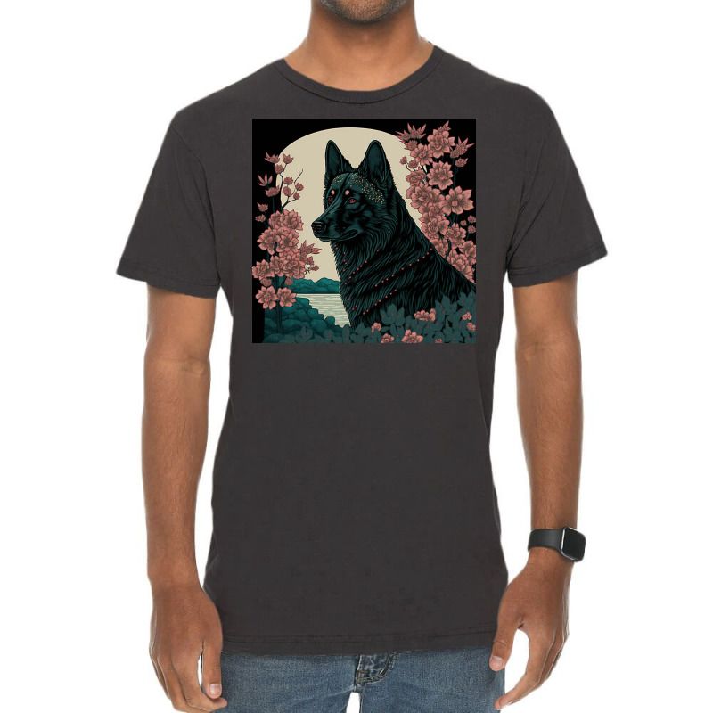 Ms. Fox Animals And Blossom Poster Vintage T-Shirt by Creative Corner | Artistshot