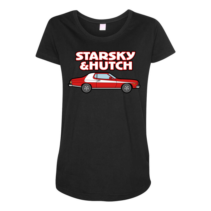 Starsky And Hutch Car Maternity Scoop Neck T-shirt by simbaresihled | Artistshot