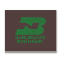 Burlington Northern Railroad Metal Print Horizontal | Artistshot