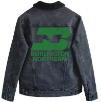 Burlington Northern Railroad Unisex Sherpa-lined Denim Jacket | Artistshot