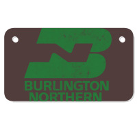 Burlington Northern Railroad Motorcycle License Plate | Artistshot