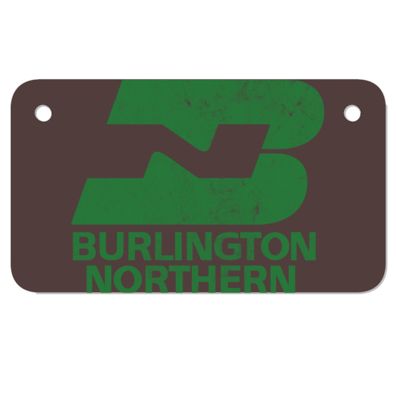 Burlington Northern Railroad Motorcycle License Plate | Artistshot