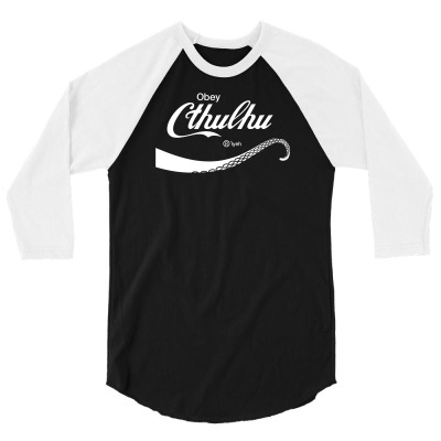 Obey Cthulhu 3/4 Sleeve Shirt Designed By Desyosari