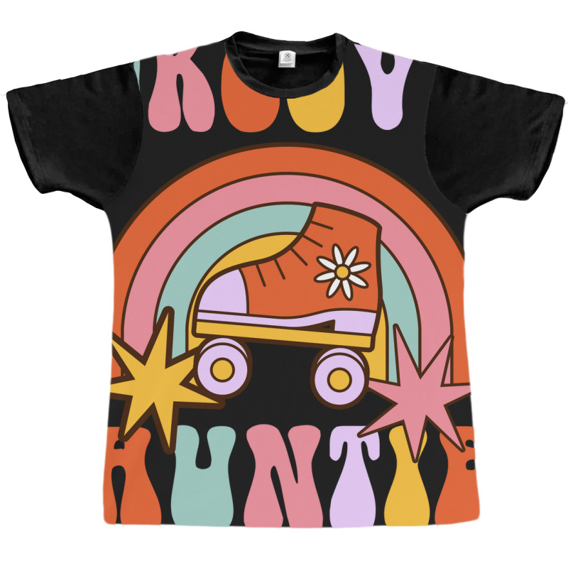 Groovy Auntie Family Matching Shirts Groovy Birthd Graphic T-shirt | Artistshot