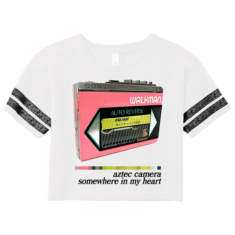 Aztec Camera 80s Retro Design Scorecard Crop Tee by mportahoqukm | Artistshot