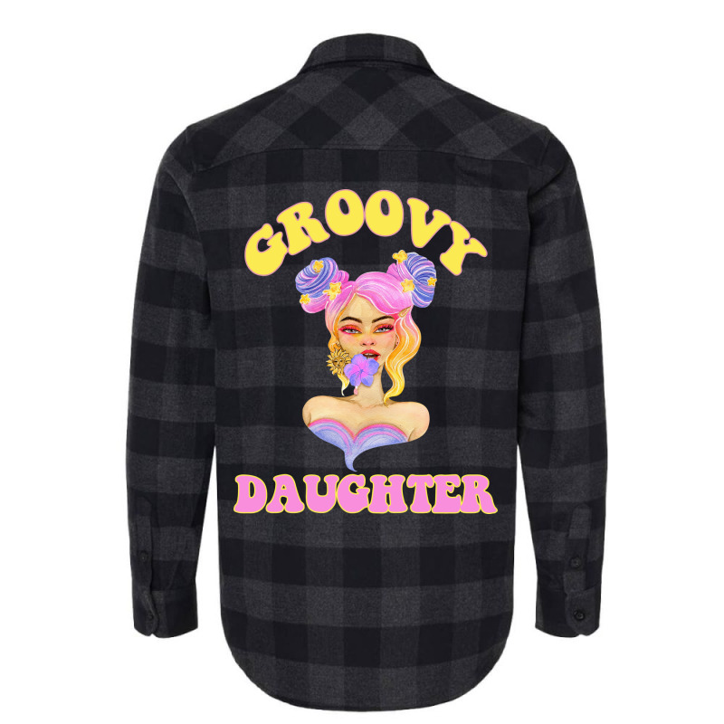 Groovy Daughter Shirt Mom Life Grandma Tshirt 1661 Flannel Shirt | Artistshot