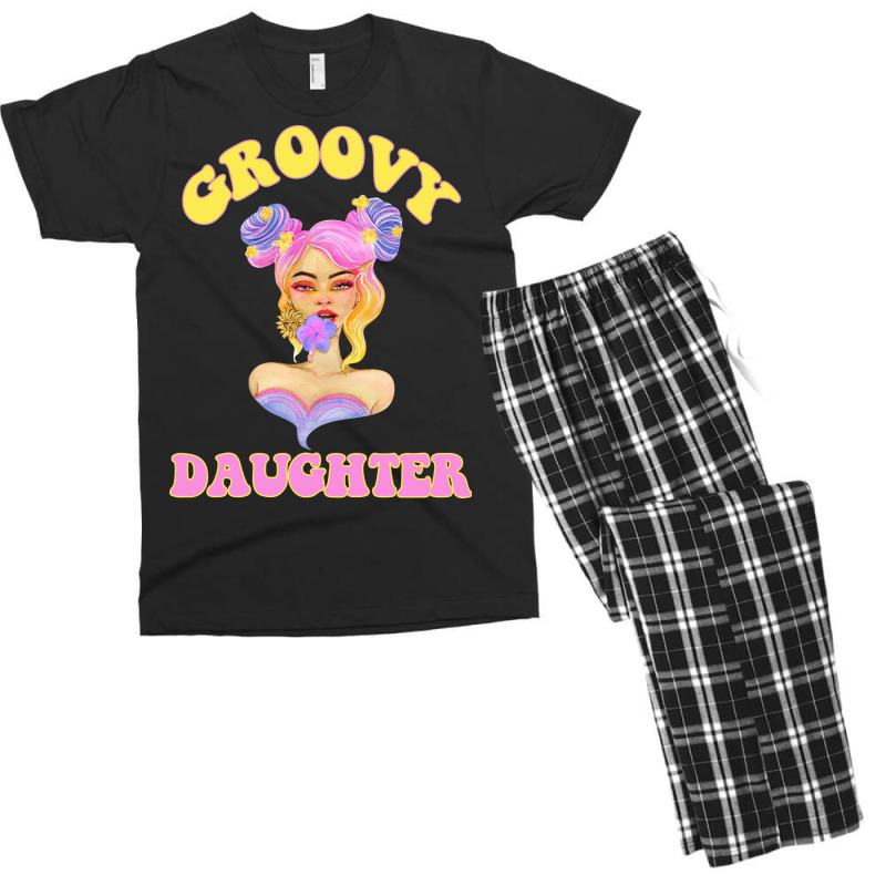 Groovy Daughter Shirt Mom Life Grandma Tshirt 1661 Men's T-shirt Pajama Set | Artistshot