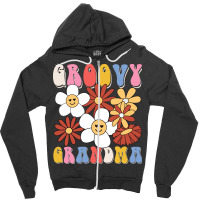 Groovy Grandma Family Matching Zipper Hoodie | Artistshot