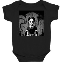 Angry Woman Face Black And White Baby Bodysuit | Artistshot