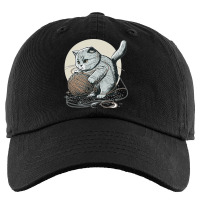 Cat Anime Play With Ball Of Thread Kids Cap | Artistshot