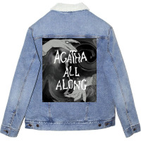 Agatha Harkness All Along Unisex Sherpa-lined Denim Jacket | Artistshot