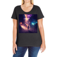 Traveller Man Photography Ladies Curvy T-shirt | Artistshot