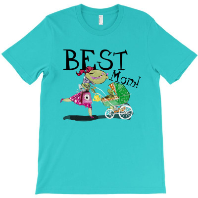 Best Mom T-shirt Designed By Belette Le Pink