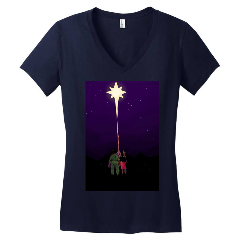 Stargazing Women's V-Neck T-Shirt by jorgrnarpena | Artistshot