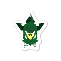 The Emerald Archer   Green Arrow Sticker | Artistshot